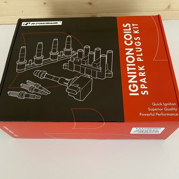 A-PREMIUM Ignition Coils & Spark Plugs Kit ICK84400-6-C 6 Pack Replacement Kit - Picture 9 of 9